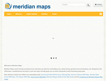 Tablet Screenshot of meridianmaps.com.au